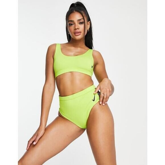 NWT NIKE Swim Women's SET Bikini And High Waisted Cheeky Bottom Size Small - Picture 5 of 8